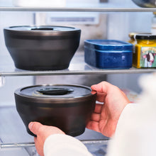画像をギャラリービューアに読み込む, 16cm 深型ディッシュ ブラック